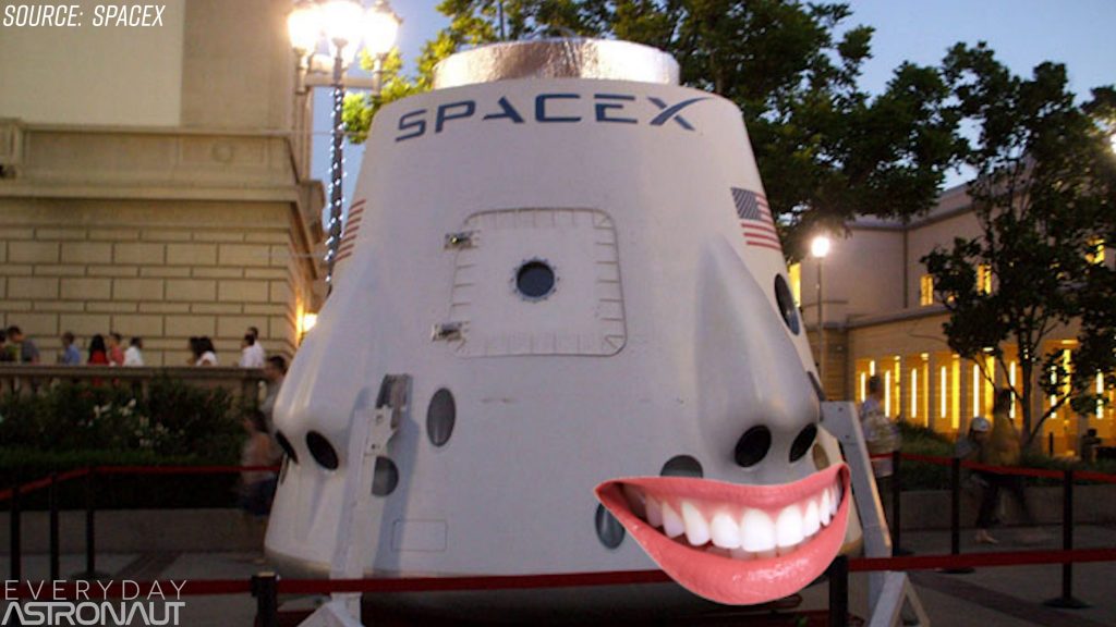 SpaceX DragonRider nose