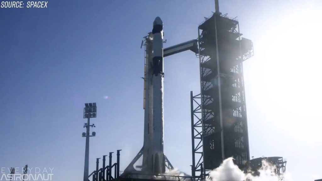 SpaceX Falcon 9 Crew Dragon at LC-39A DM-1 