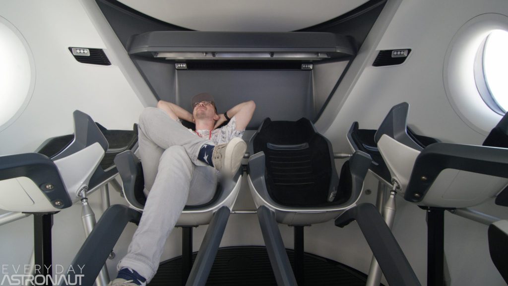 SpaceX Dragon Seats Interior