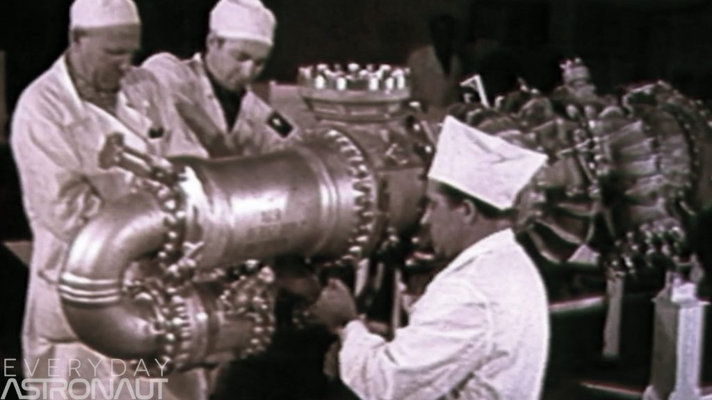 Soviet NK15 NK33 being built