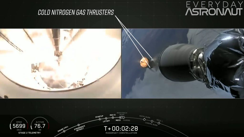 SpaceX cold nitrogen gas thrusters