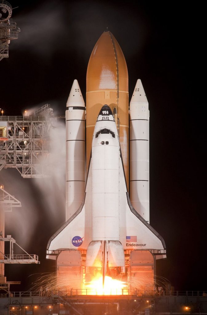 fire shuttle space launch pad nasa usa orange fuel srb