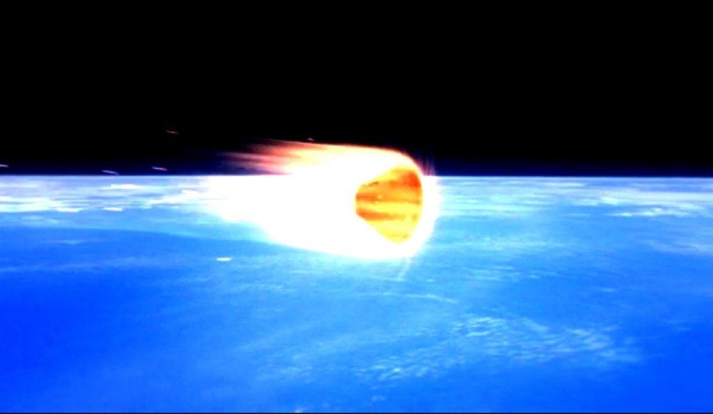 Orion EFT-1 reentry heating