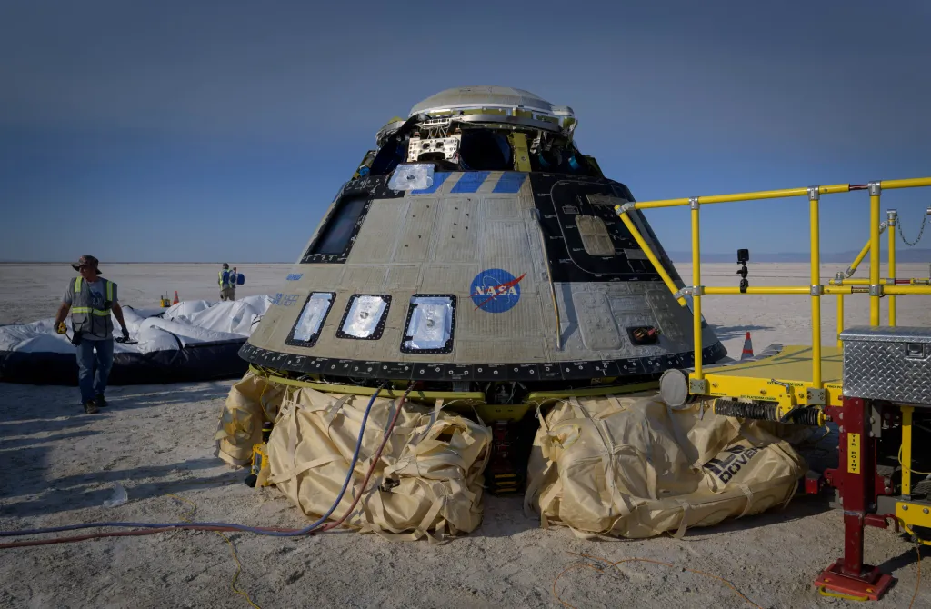 CST-100 Starliner, landed