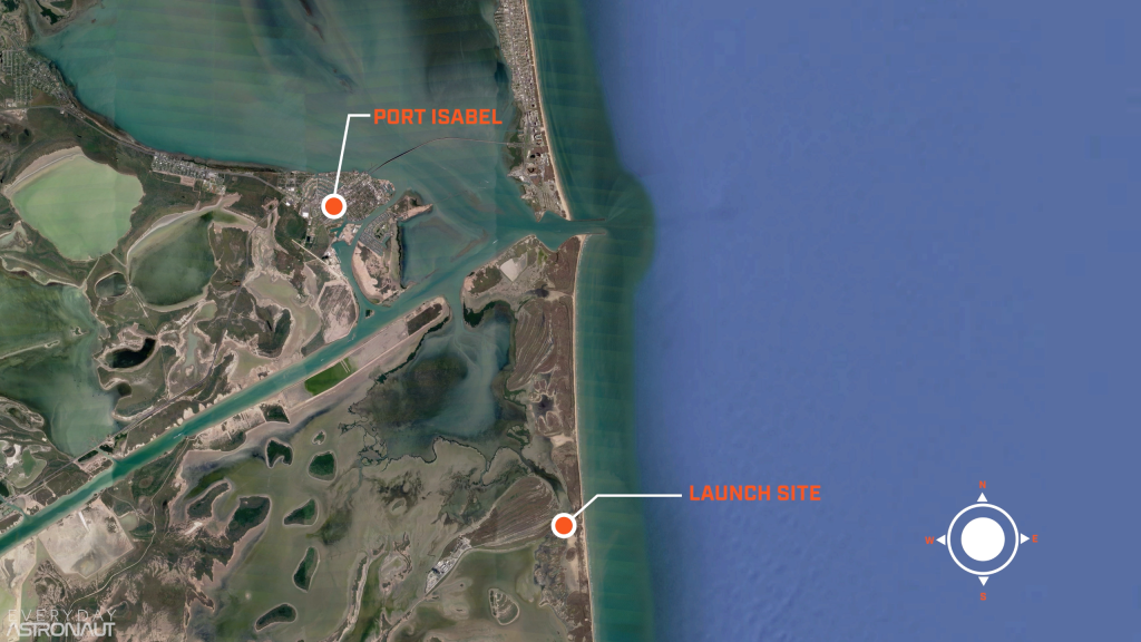 port isabel, south padre island, viewing points, starbase