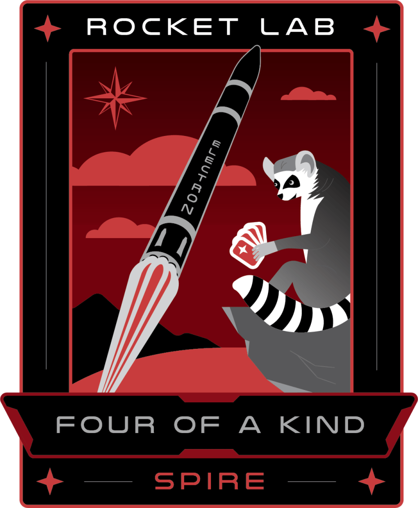 Four Of A Kind, Rocket Lab, Mission Patch