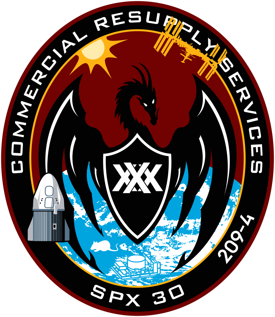 Mission Patch for SpaceX NASA CRS-30 mission