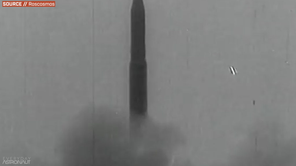 R-16 soviet rocket lift off