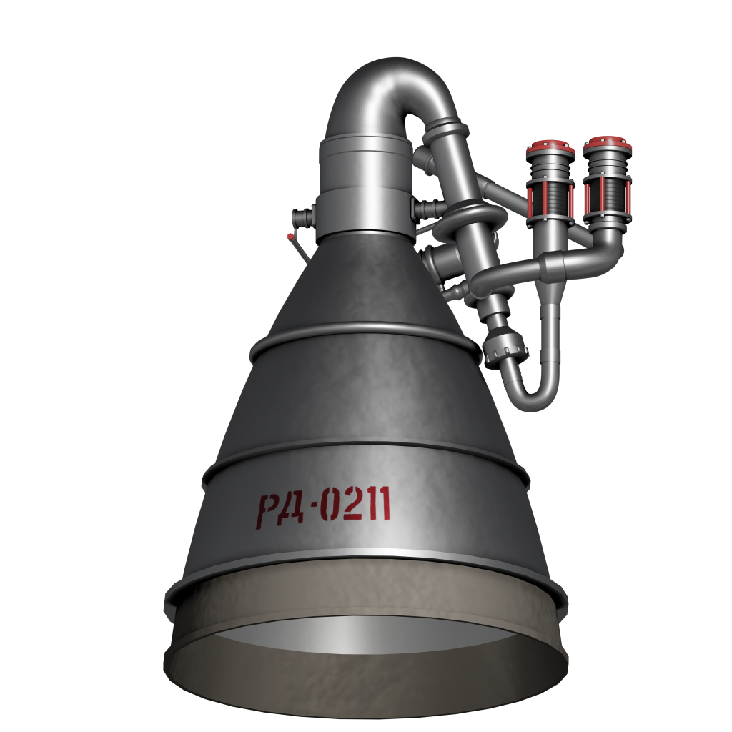 Proton second stage engine; RD-0211
