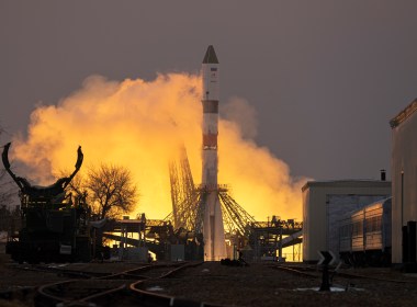 Launch of the Progress MS-16 mission atop a Soyuz-2.1a rocket
