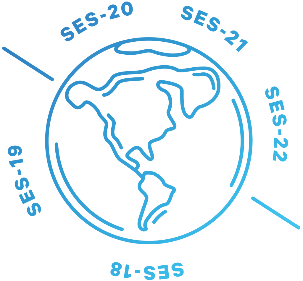  SES satellites, logo